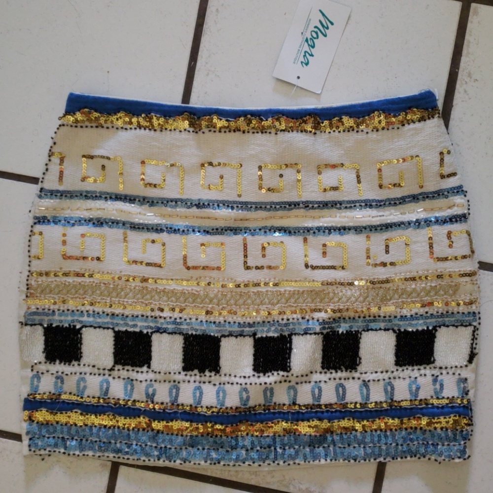 Sequin mini skirt